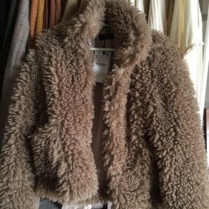 Super soft fuzzy Zara coat!